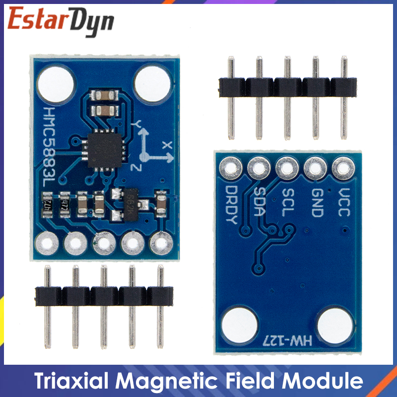 Compass Lensatic - GY-273 3V-5V QMC5883 Dreiachsiges Kompass-Magnetometer-Sensormodul, Drei-Achsen-Magnetfeldmodul