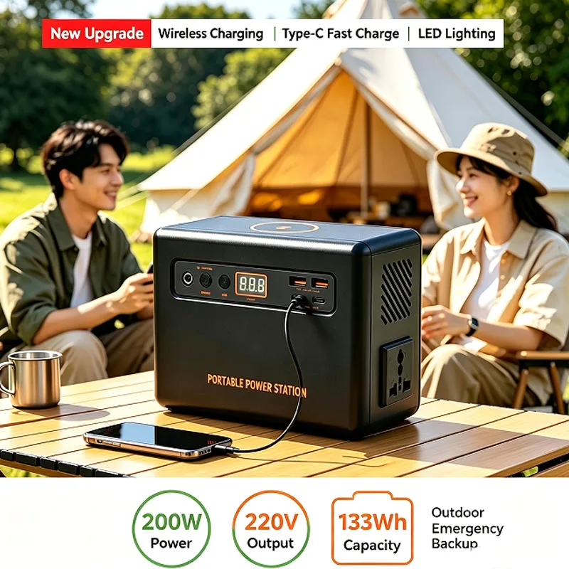 200W Tragbare Powerstation 220 – Solar Emergency Charger Bewertung und Preis