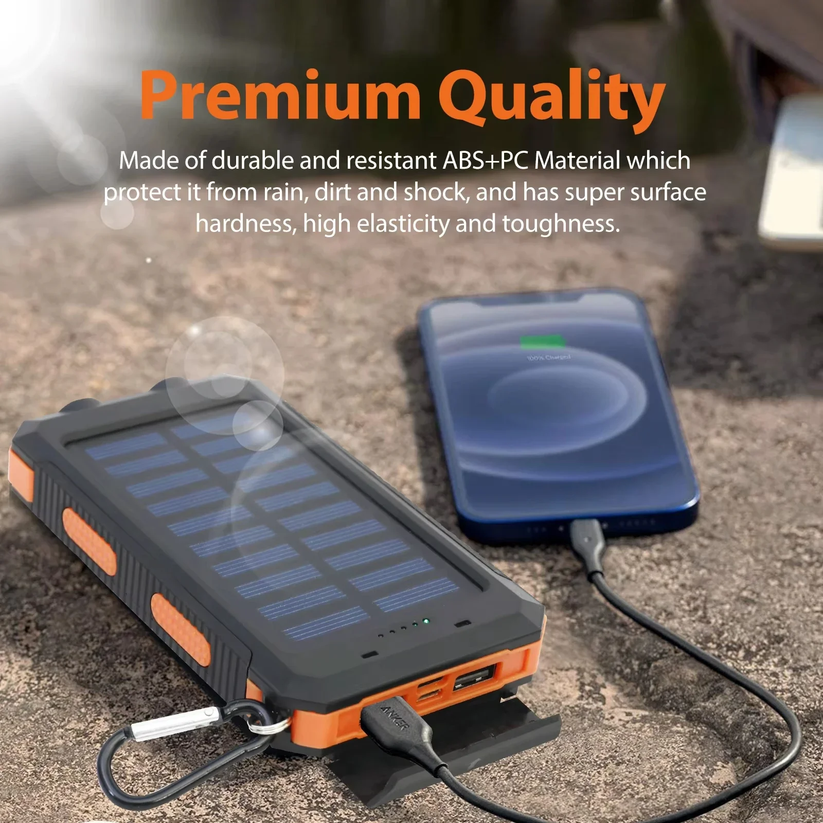Wasserdichte Solar-Powerbank 2 – Solar Emergency Charger Bewertung und Preis