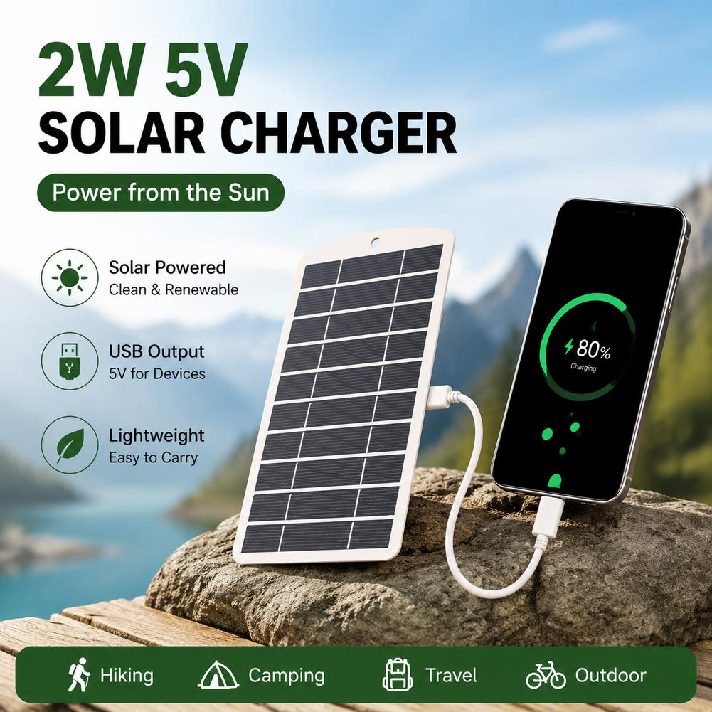Tragbares USB-Solarpanel-Ladeg – Solar Emergency Charger Bewertung und Preis